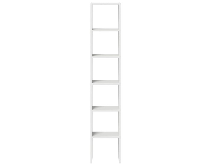 Sonata Biblioteci 2 buc, stivuibile, alb, 30x30x80 cm, lemn prelucrat