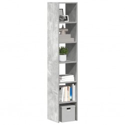 Sonata H Библиотеки 2бр стифиращи бетонно сив 30x30x80см инженерно дърво - Dulapuri