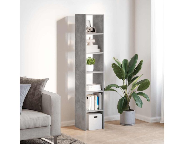 Sonata Biblioteci 2 buc. stivuibile Gri Beton Lemn prelucrat
