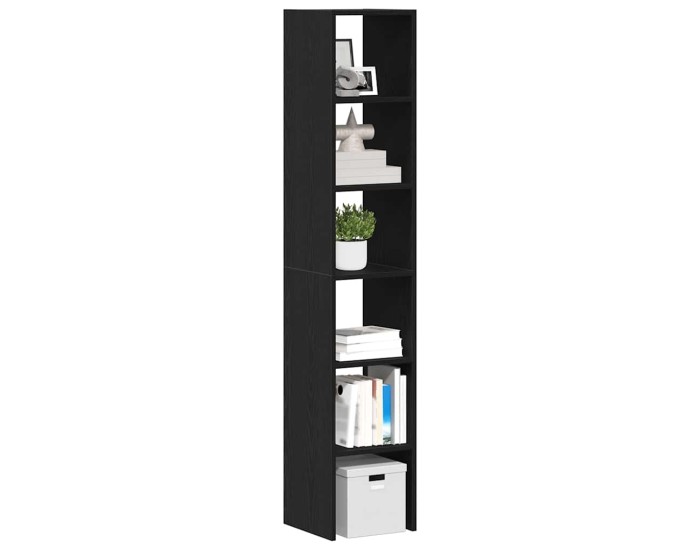 Sonata Biblioteci 2 buc, stivuibile, stejar negru, lemn prelucrat