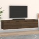 Sonata H Стенни шкафове 2 бр кафяв дъб 60x36,5x35 см инженерно дърво