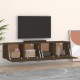 Sonata H Стенни шкафове 2 бр кафяв дъб 60x36,5x35 см инженерно дърво