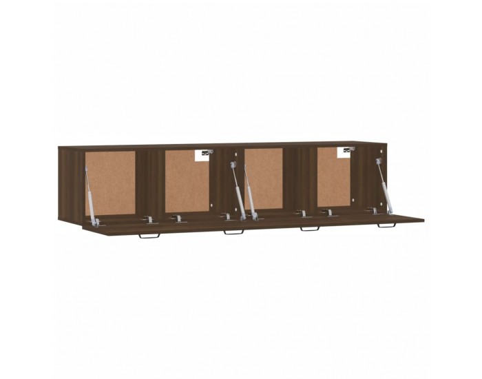 Sonata H Стенни шкафове 2 бр кафяв дъб 60x36,5x35 см инженерно дърво