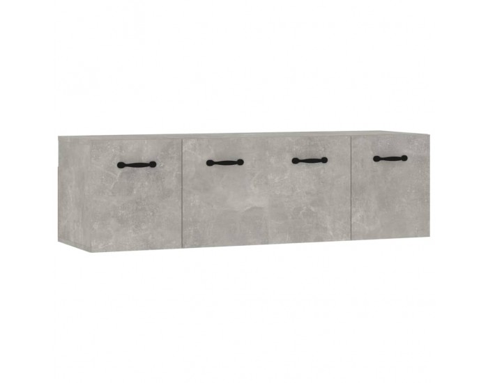 Sonata H Стенни шкафове 2 бр бетонно сиви 80x35x36,5 см инженерно дърво