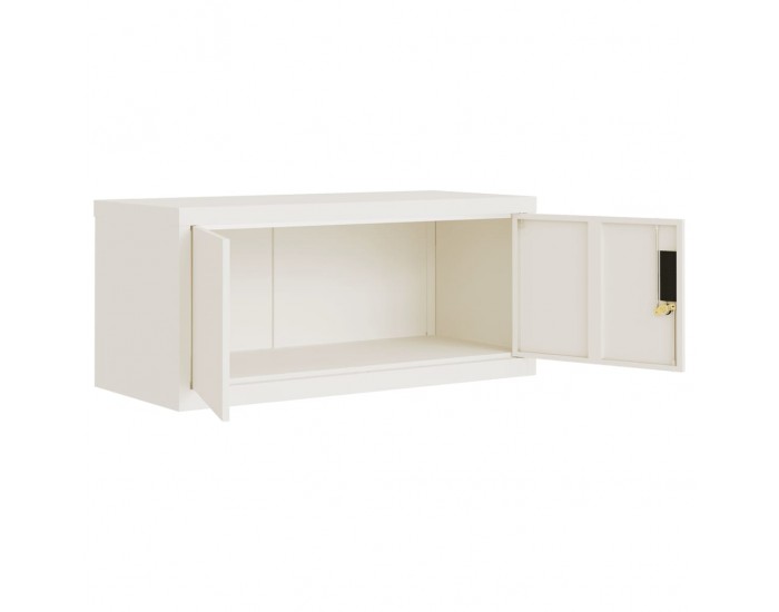 Sonata H Шкаф за папки бял 90x40x110 см стомана