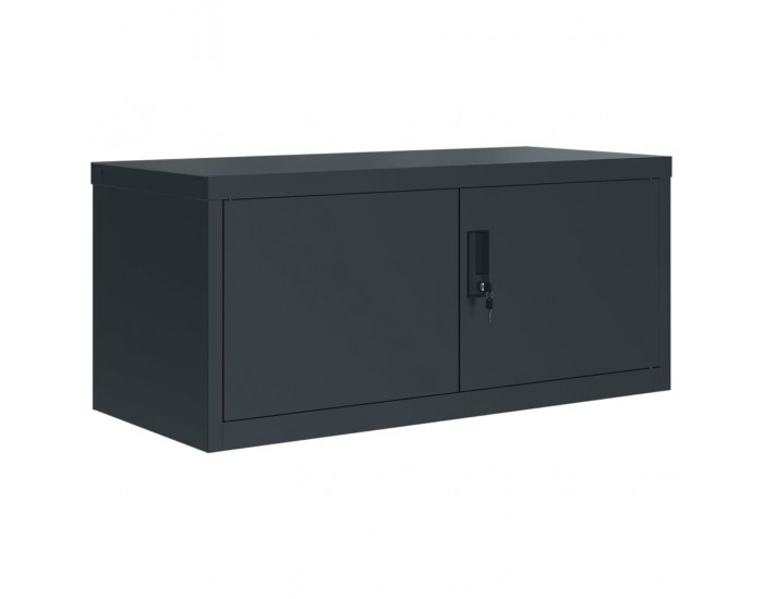 Sonata H Шкаф за папки антрацит 90x40x180 см стомана