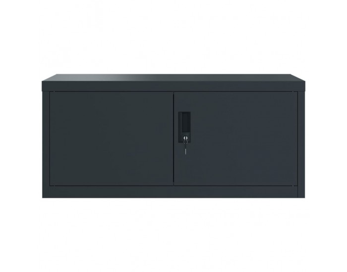 Sonata H Шкаф за папки антрацит 90x40x180 см стомана