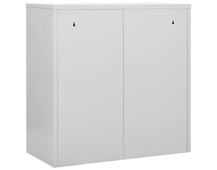 Sonata H Заключващи шкафове 2 бр светлосиво/зелено 90x45x92,5 см стомана