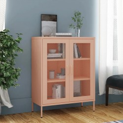 Sonata H Шкаф за съхранение, розов, 80х35х101,5 см, стомана - Dulapuri