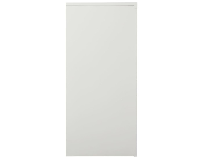 Sonata Dulap cu ușă glisantă, gri deschis, 90x40x90 cm, oțel