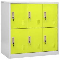 Sonata H Заключващ се шкаф, светлосиво и зелено, 90x45x92,5 см, стомана - Dulapuri