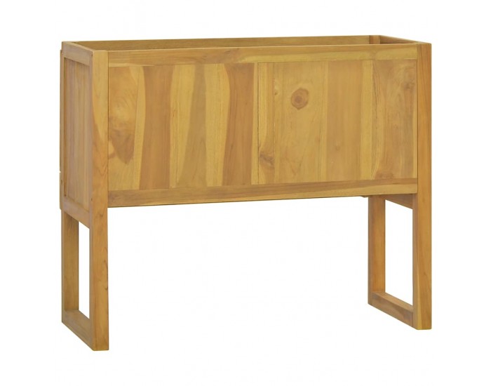 Sonata H Шкаф за баня, 90x40x75,5 см, тиково дърво масив