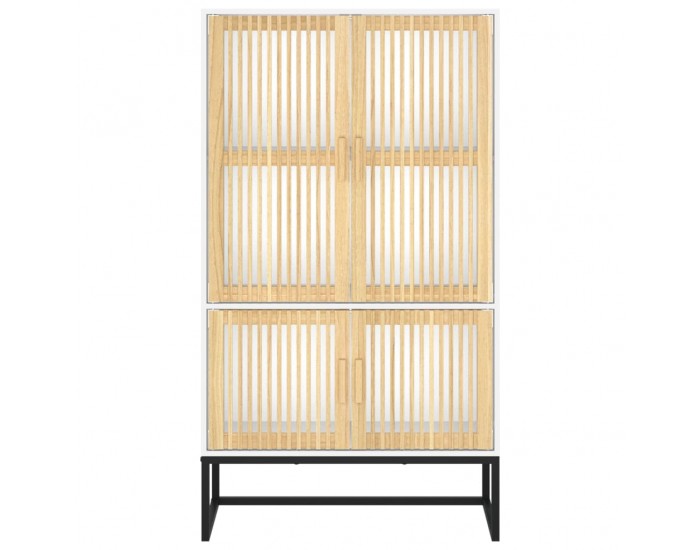 Sonata H Висок шкаф, бял, 70x35x125 см, инженерно дърво