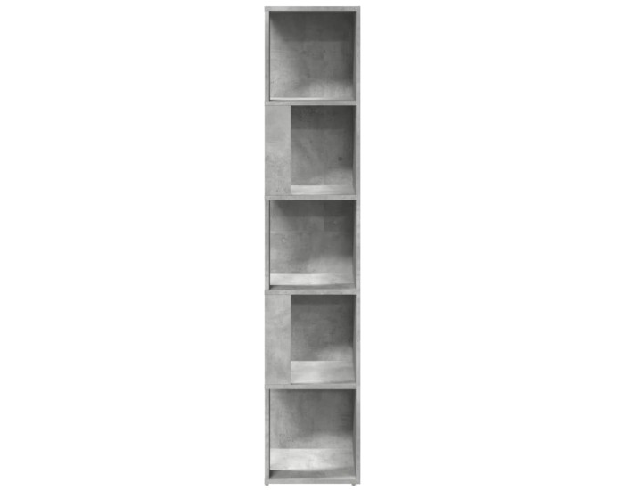 Sonata Dulap de colț, gri beton, 33x33x164,5 cm, PAL