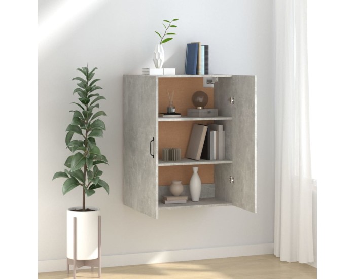 Sonata Dulap suspendat, gri beton, 69,5x34x90 cm, lemn prelucrat