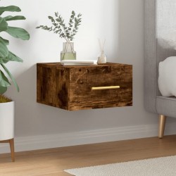 Sonata H Нощно шкафче за стенен монтаж, опушен дъб, 35x35x20 см - Dulapuri