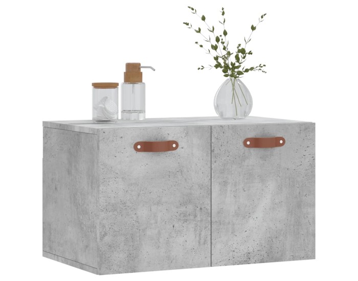 Sonata Dulap de perete, gri beton, 60x36,5x35 cm, lemn prelucrat