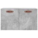 Sonata Dulap de perete, gri beton, 60x36,5x35 cm, lemn prelucrat