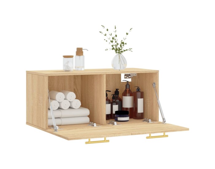 Sonata Dulap de perete, stejar sonoma, 80x36,5x35 cm, lemn compozit