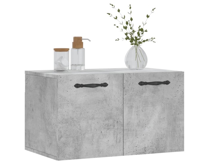 Sonata Dulap de perete, gri beton, 60x36,5x35 cm, lemn prelucrat
