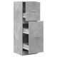 Sonata Dulap de farmacie, gri beton, 40x41x118 cm, lemn prelucrat
