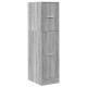 Sonata Dulap de farmacie, sonoma gri, 30x41x118 cm, lemn prelucrat