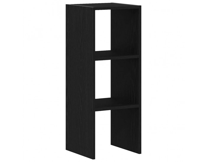 Sonata H Библиотека стифиращи черен дъб 30x30x80 см инженерно дърво