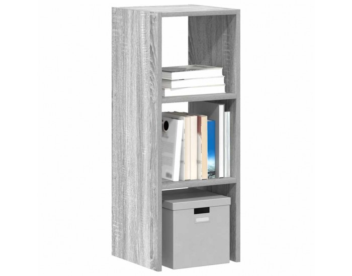 Sonata H Библиотека стифиращи сив сонома 30x30x80 см инженерно дърво