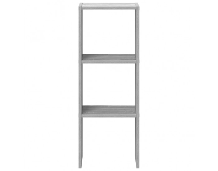 Sonata H Библиотека стифиращи сив сонома 30x30x80 см инженерно дърво