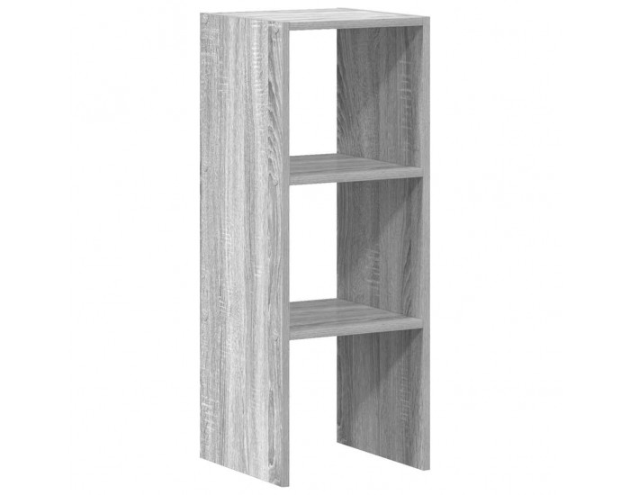 Sonata H Библиотека стифиращи сив сонома 30x30x80 см инженерно дърво