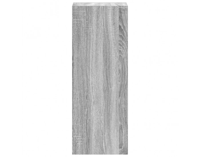 Sonata H Библиотека стифиращи сив сонома 30x30x80 см инженерно дърво