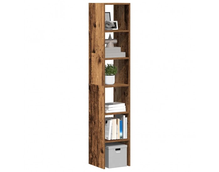 Sonata H Библиотеки 2бр стифиращи старо дърво 30x30x80см инженерно дърво