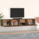 Sonata H Стенни шкафове 2 бр опушен дъб 100x36,5x35 см инженерно дърво