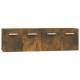 Sonata Dulapuri TV de perete 2 buc. stejar fumuriu 60x36,5x35 cm lemn