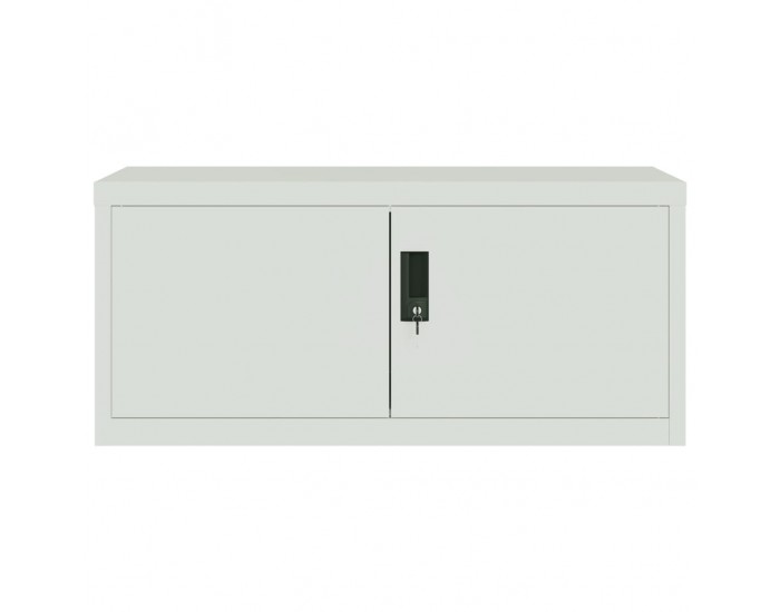 Sonata H Шкаф за папки светлосив 90x40x130 см стомана