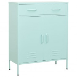 Sonata H Шкаф за съхранение, мента, 80х35х101,5 см, стомана - Dulapuri