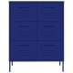 Sonata Dulap cu sertare, bleumarin, 80x35x101,5 cm, oțel