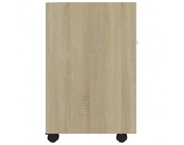 Sonata H Страничен шкаф с колелца дъб сонома 33x38x60 см инженерно дърво