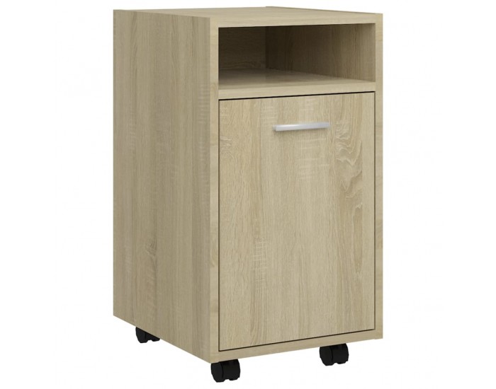 Sonata H Страничен шкаф с колелца дъб сонома 33x38x60 см инженерно дърво