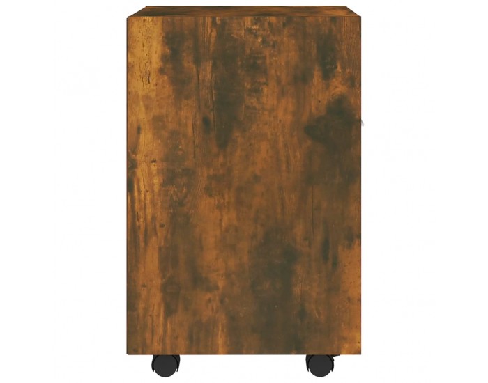 Sonata H Нощно шкафче с колелца опушен дъб 33x38x60 см инженерно дърво