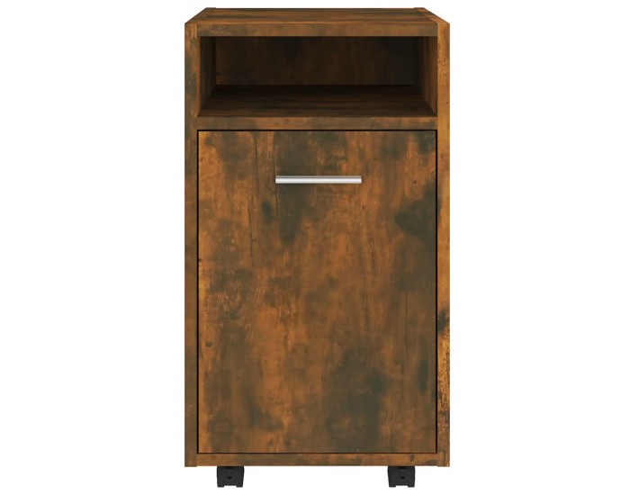 Sonata Dulap lateral cu roți stejar afumat 33x38x60 cm lemn prelucrat
