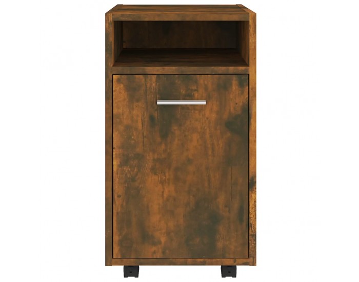 Sonata H Нощно шкафче с колелца опушен дъб 33x38x60 см инженерно дърво