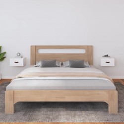 Sonata H Нощни шкафчета за стенен монтаж, 2 бр, бели, 40x29,5x22 см - Dulapuri