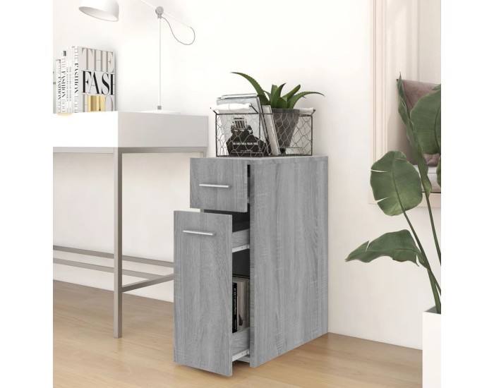 Sonata Dulap de farmacie, sonoma gri, 20x45,5x60 cm, lemn prelucrat