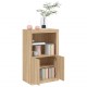 Sonata Dulap lateral cu lumini LED, stejar sonoma, lemn prelucrat