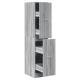 Sonata Dulap de farmacie, sonoma gri, 30x41x144,5 cm, lemn prelucrat
