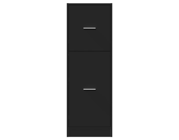 Sonata Dulap de farmacie, negru, 40x41x118 cm, lemn prelucrat
