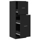 Sonata Dulap de farmacie, negru, 40x41x118 cm, lemn prelucrat