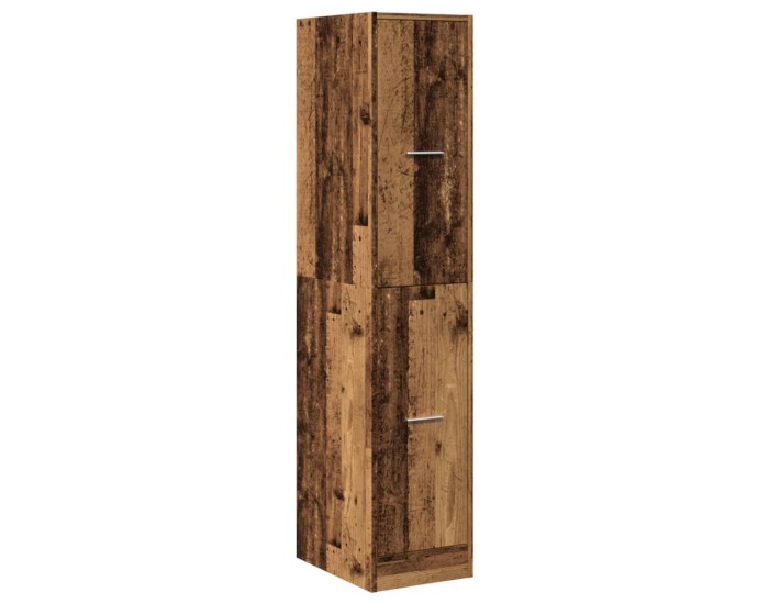 Sonata Dulap de farmacie, lemn vechi, 30x41x144,5 cm, lemn prelucrat