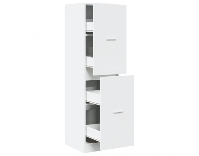Sonata H Шкаф органайзер, бял, 40x41x144,5 см, инженерно дърво